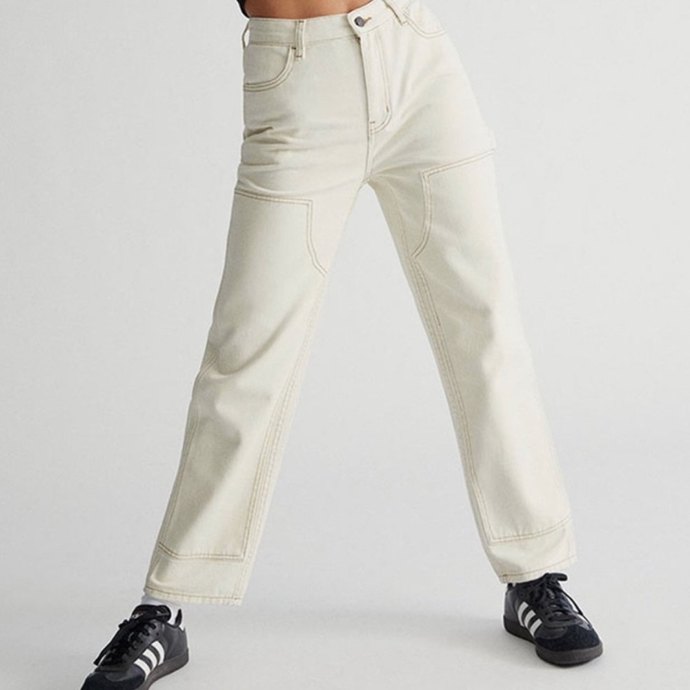 NWT Pacsun Workwear Bone Carpenter Jeans - Picture 1 of 3